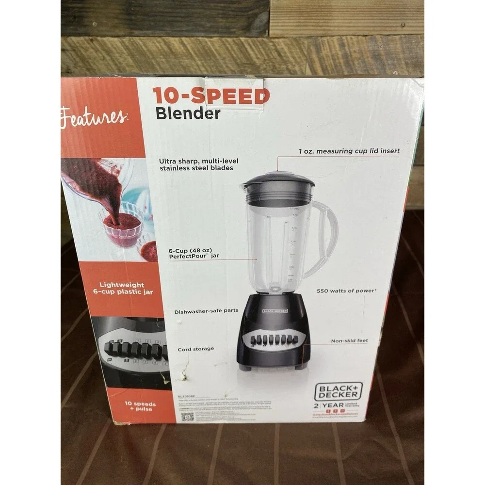 BLACK+DECKER Crush Master 10-Speed Blender Base Lid & Blade Only No Pitcher